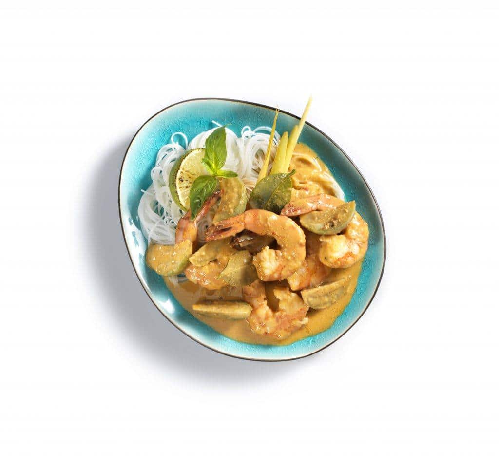 Red Curry Prawns