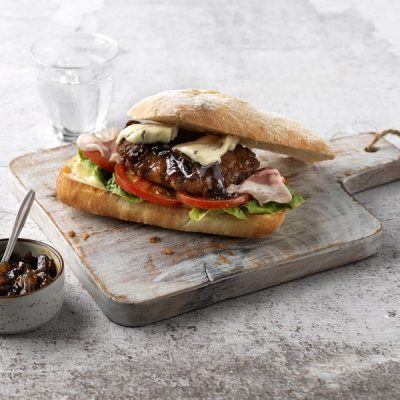 Italian Burger and Pancetta