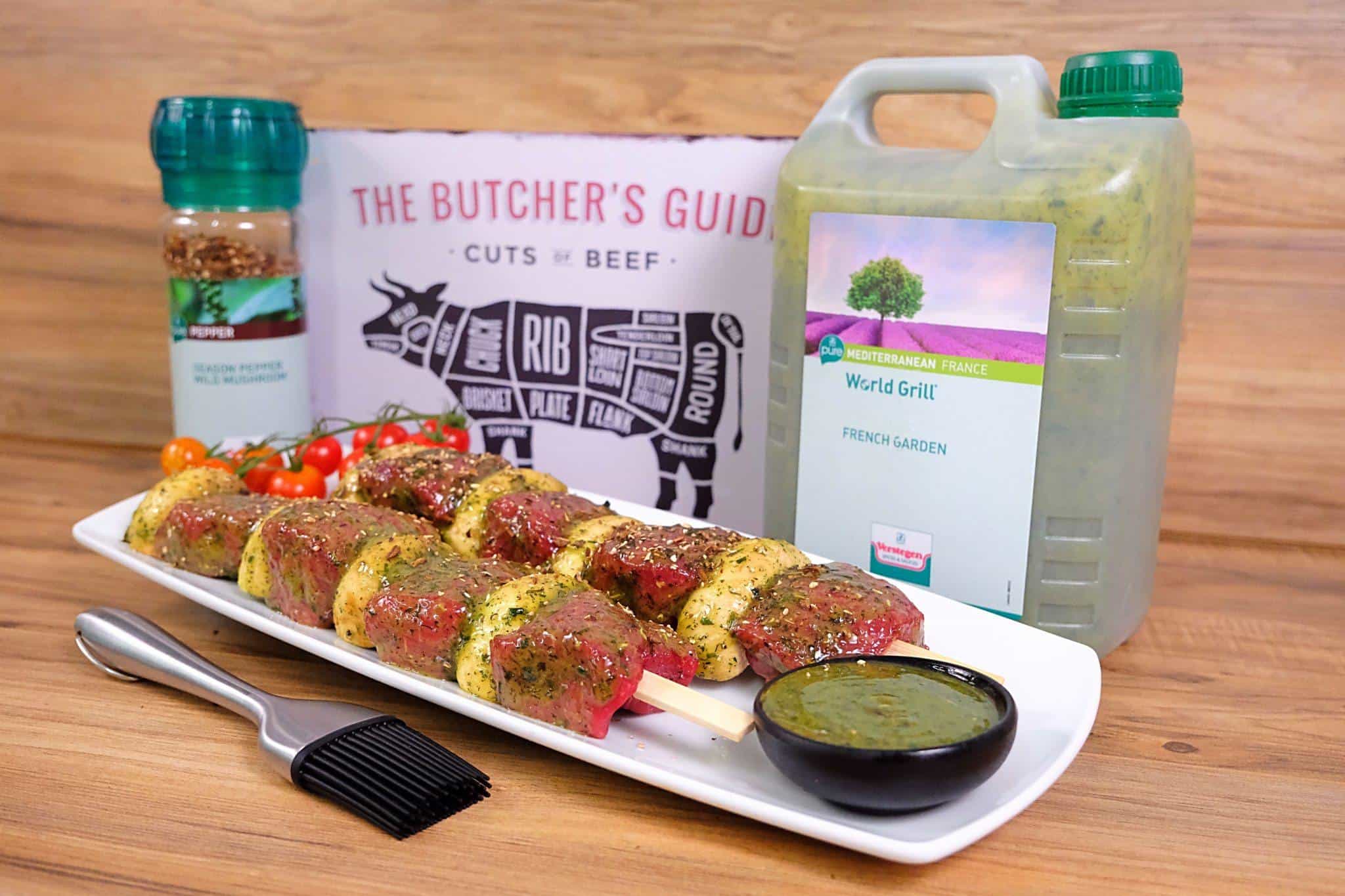 Verstegen French Garden Beef Skewers | Verstegen Spices & Sauces UK Ltd