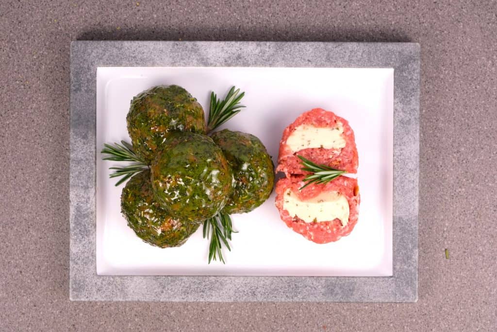 Mint and Rosemary meatballs