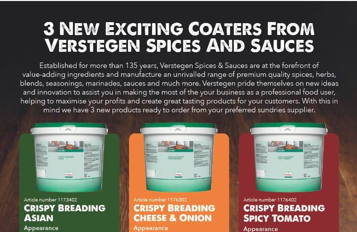 Verstegen Breadcrumbs | Verstegen Spices & Sauces UK Ltd