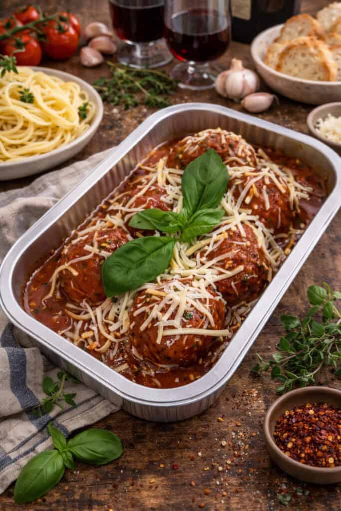 Italian Herb and Tomato Meatballs