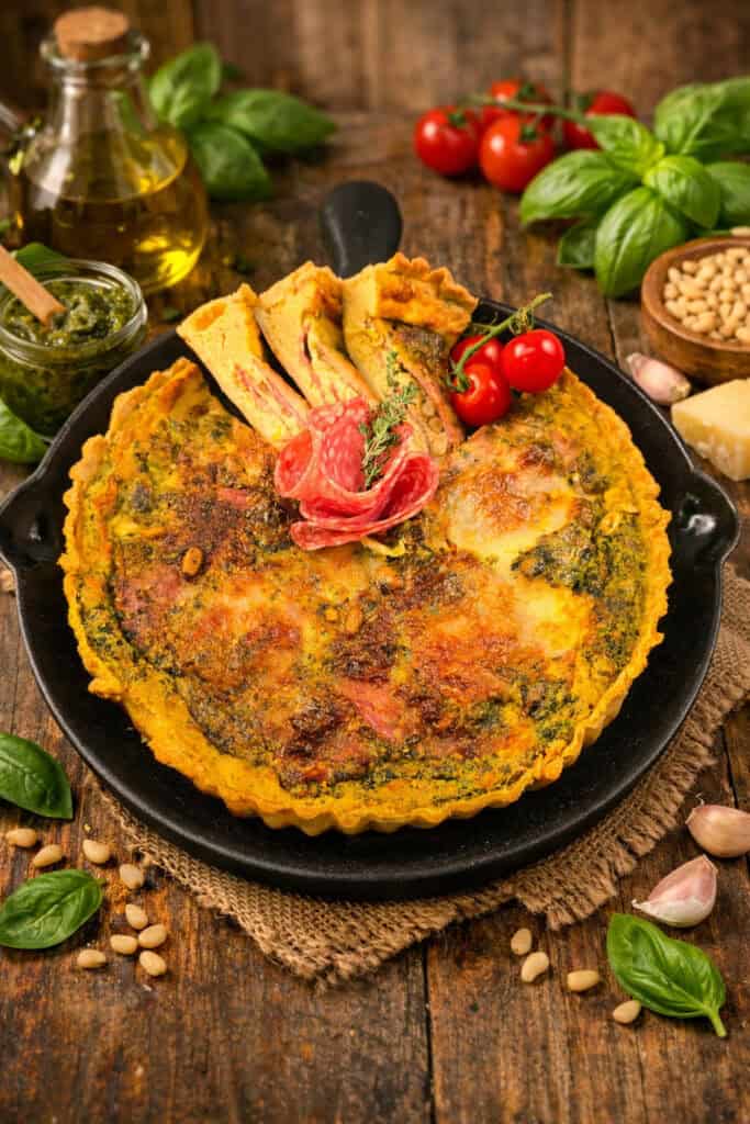 Pesto Quiche