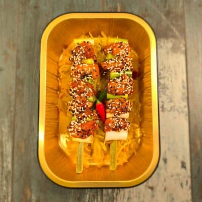 Korean Chicken Kebabs