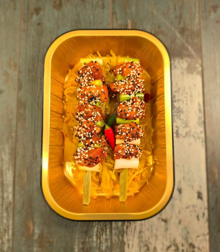 Korean Chicken Kebabs