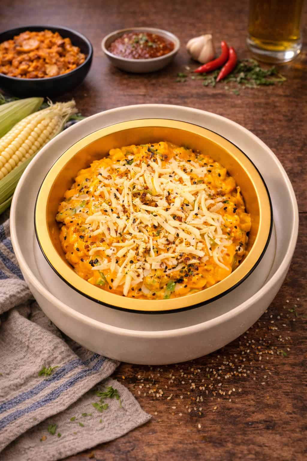 Korean Sweetcorn Salad