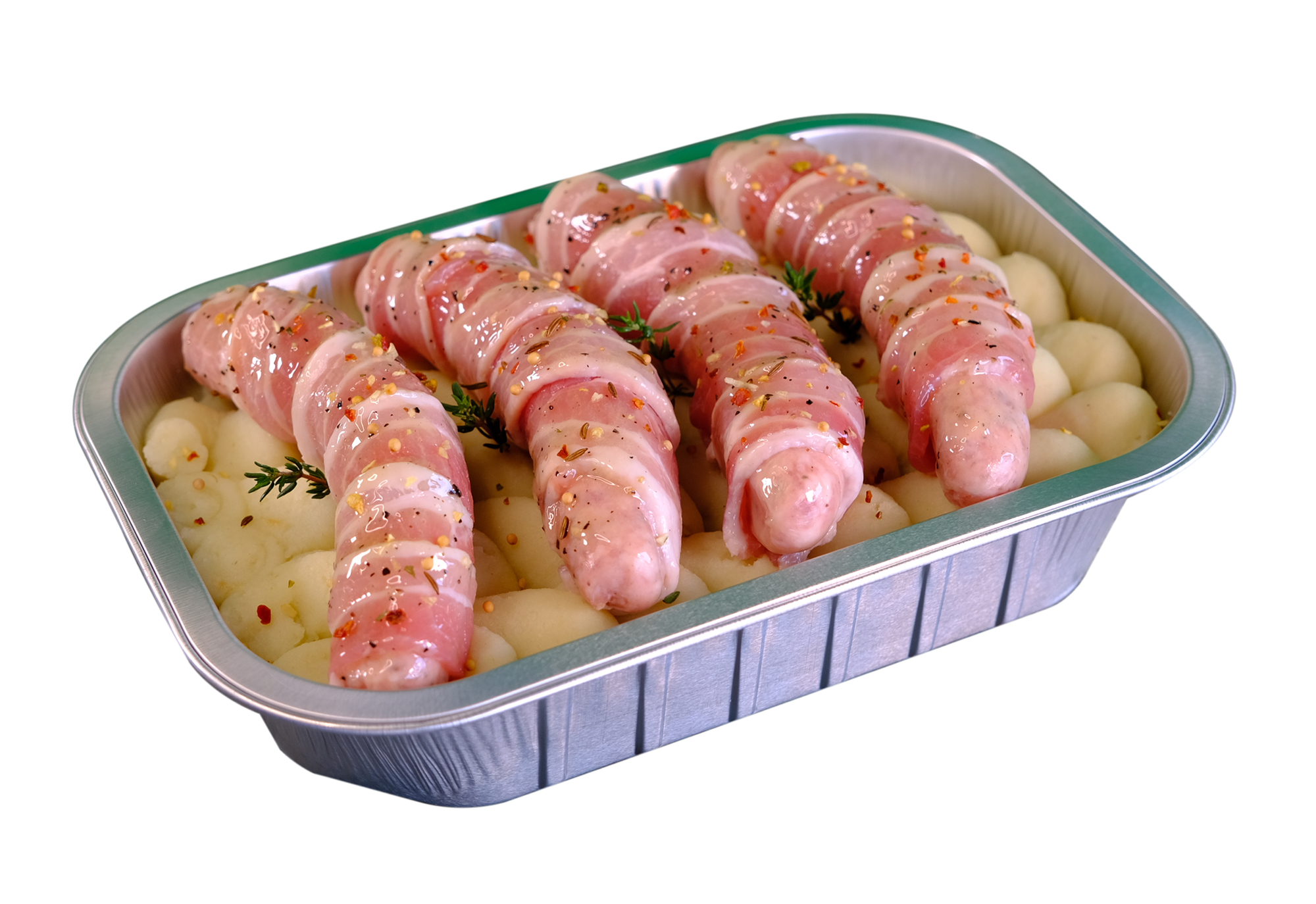 Bacon Bangers and Mash