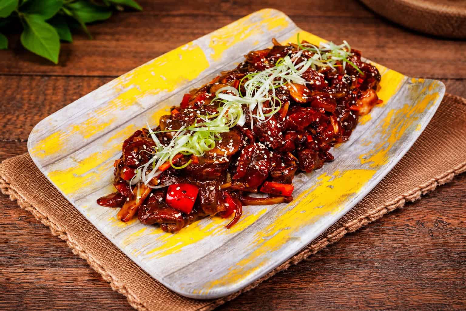 Oriental Black Bean Beef