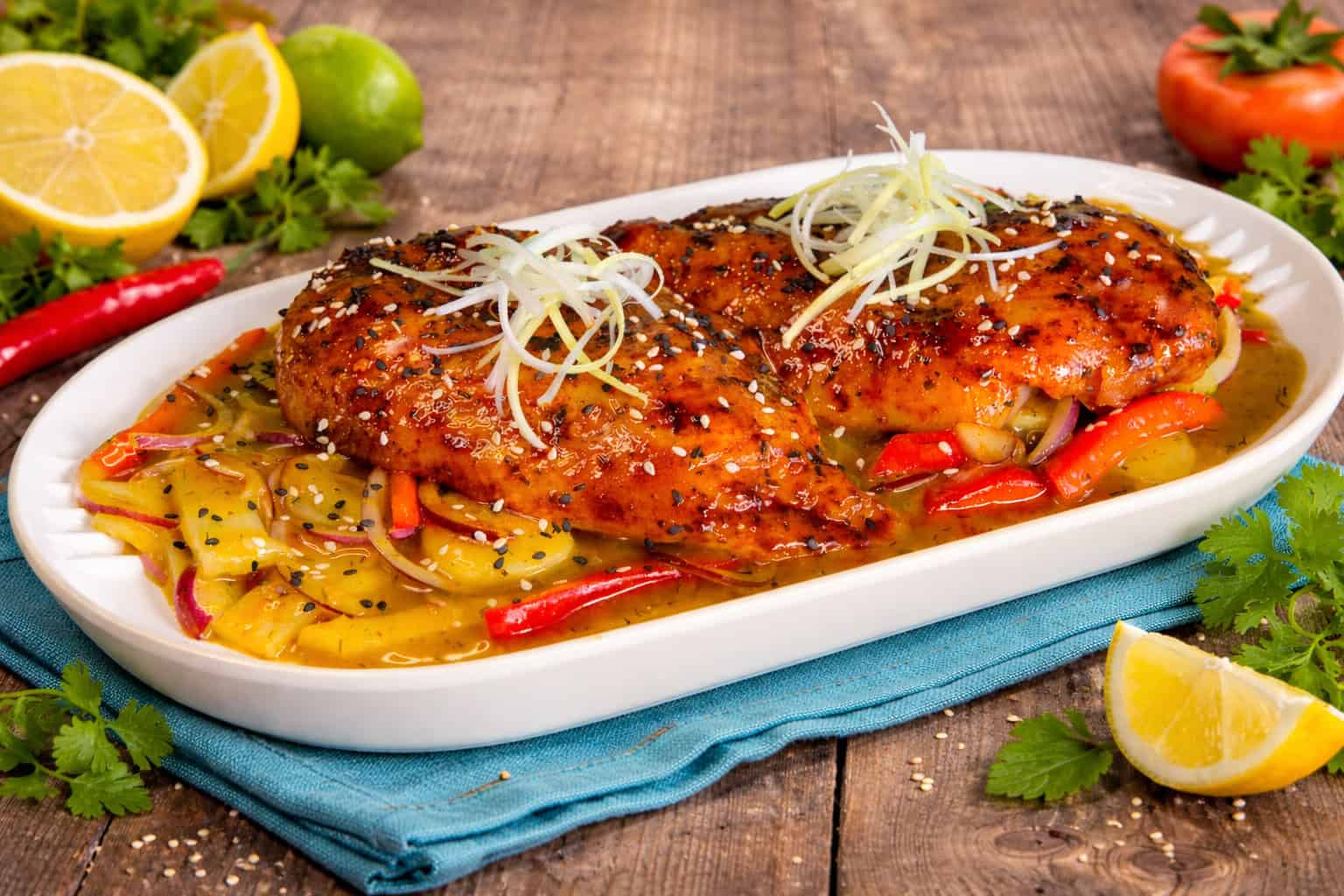 Caribbean Lemon Chicken