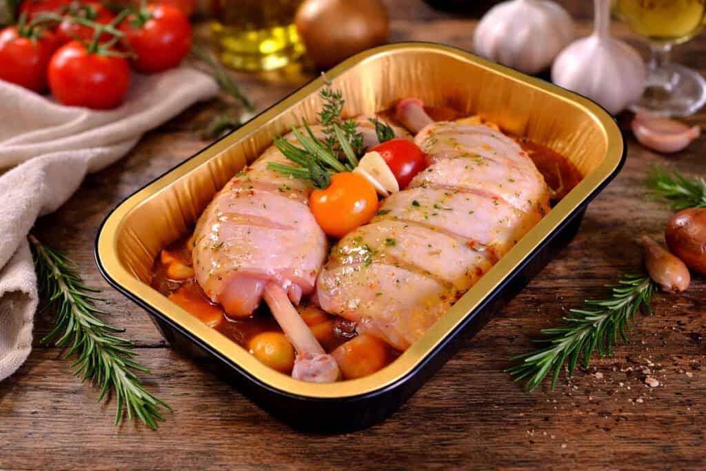 Garlic Chicken Leg Chasseur