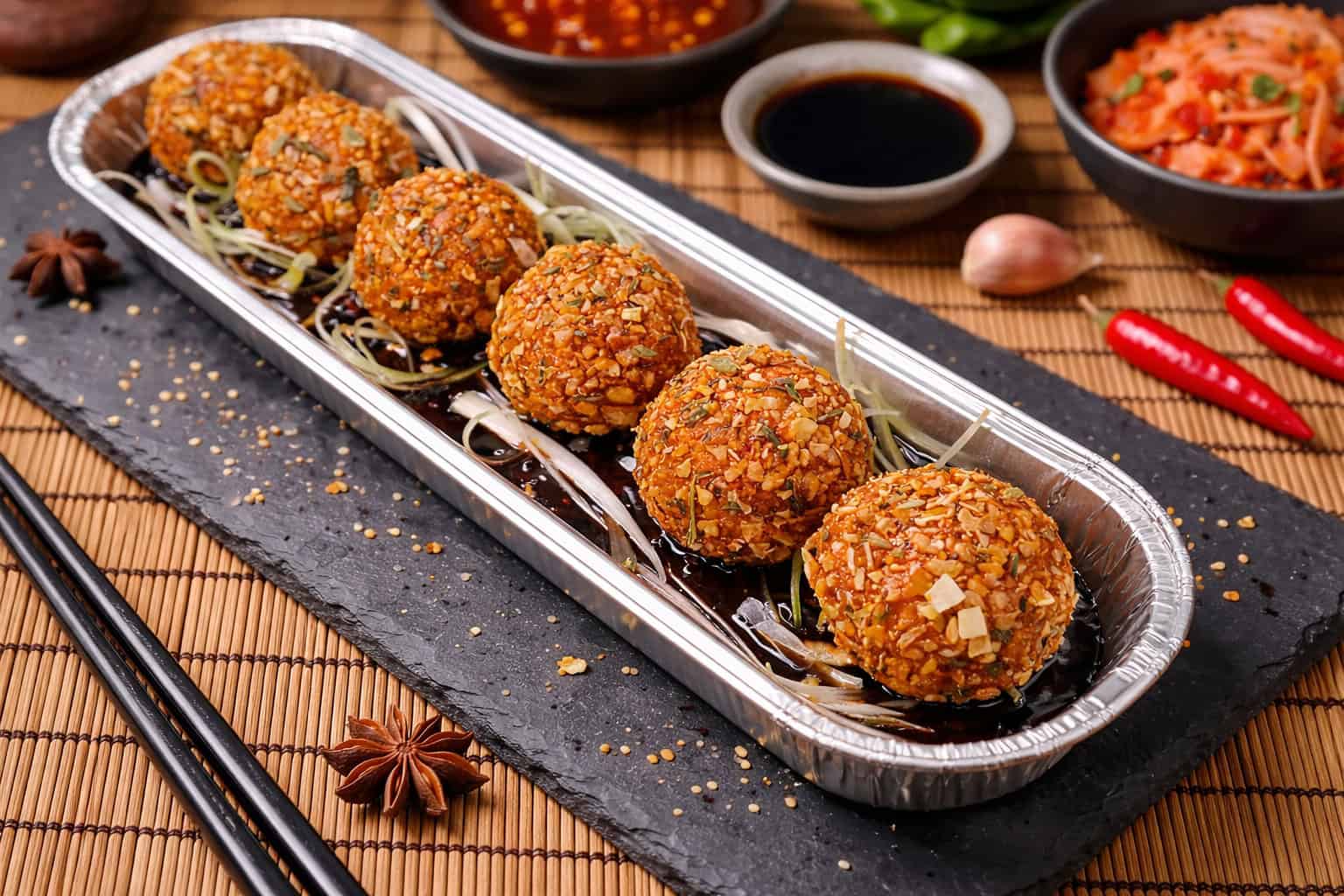 Crispy Chicken Bon Bons