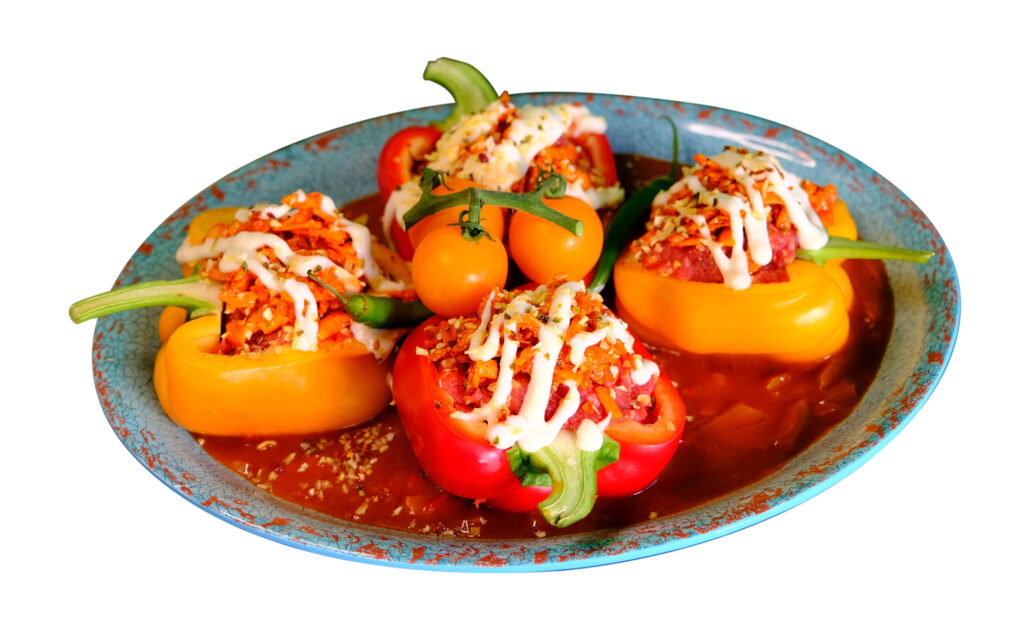 Con Carne Stuffed Peppers