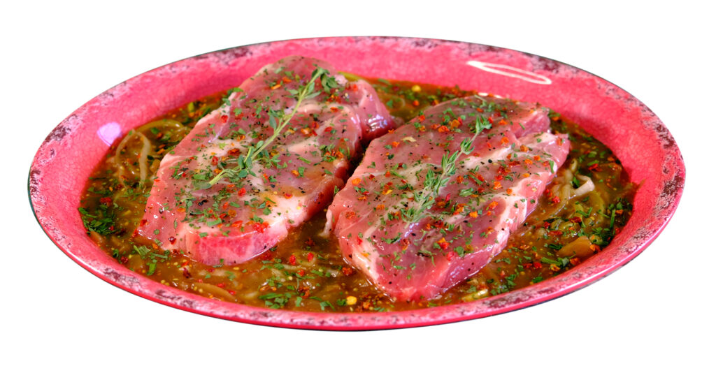 Hachee Cider Pork Steaks