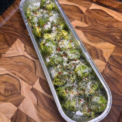 Christmas Pesto Sprouts