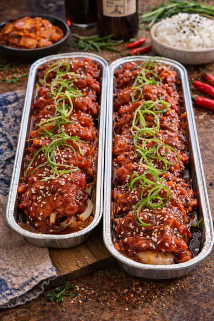 Korean Sweet & Sour Traybake