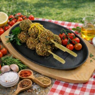 Lamb Kofta Meatball Skewers