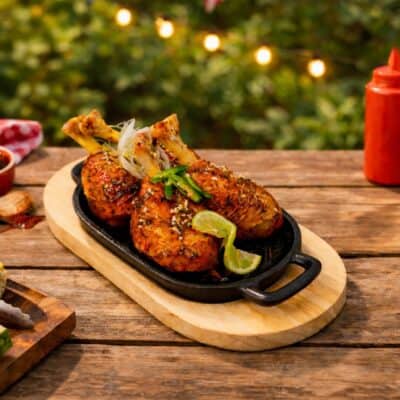 Caribbean Chicken Lollipops