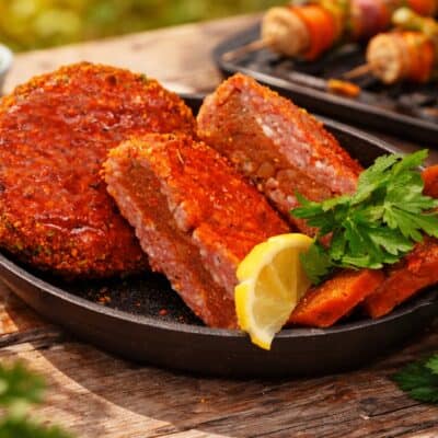 Chimichurri Lamb Burgers