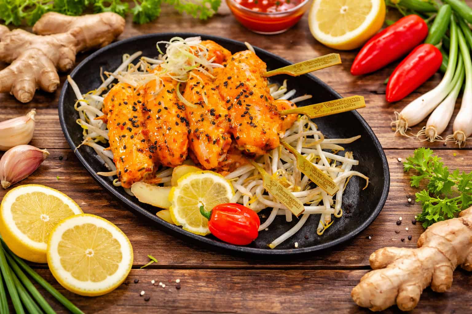 Ginger Lemon and Chilli Chicken Wings