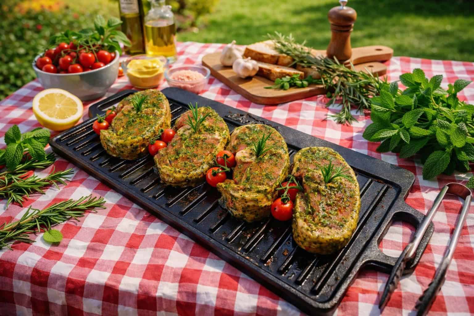 Mint & Rosemary Barnsley Chops
