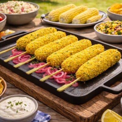 Cheese & Onion Corndogs