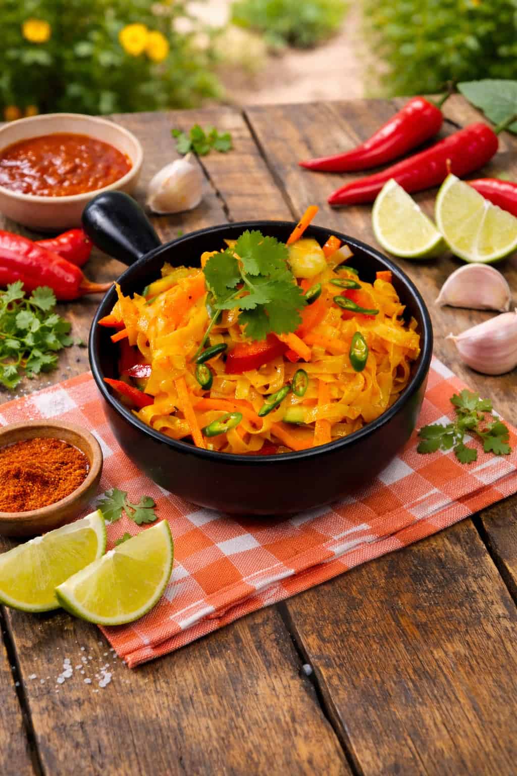 Piri Piri Rice Noodle Salad