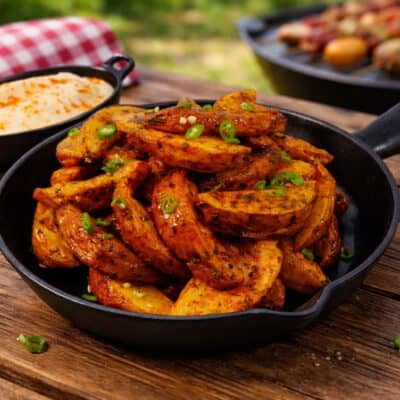Red Skin Jerk Potato Wedges