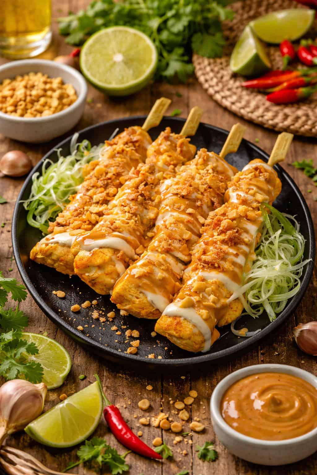 Satay Chicken Skewers