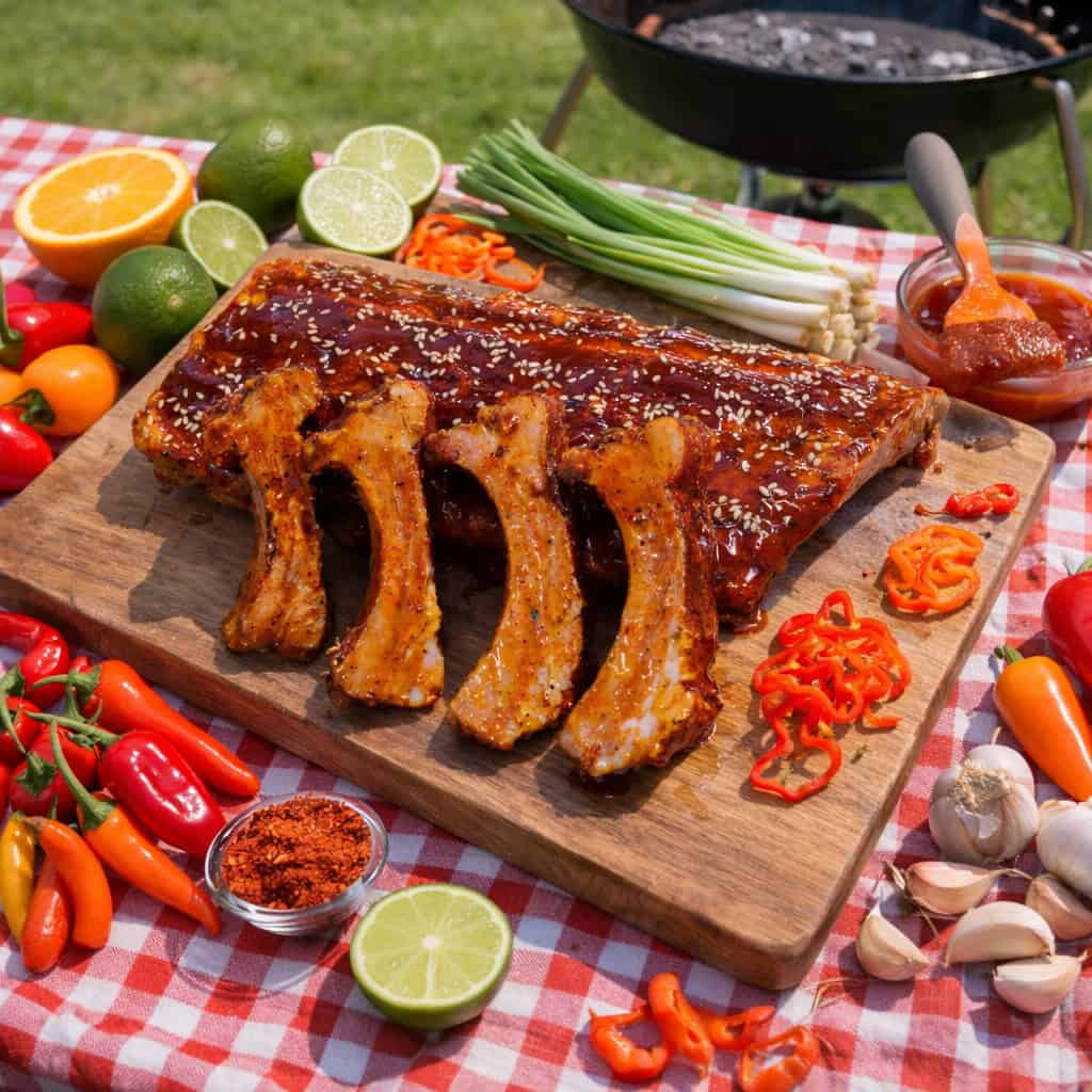 Sticky Piri Piri Ribs