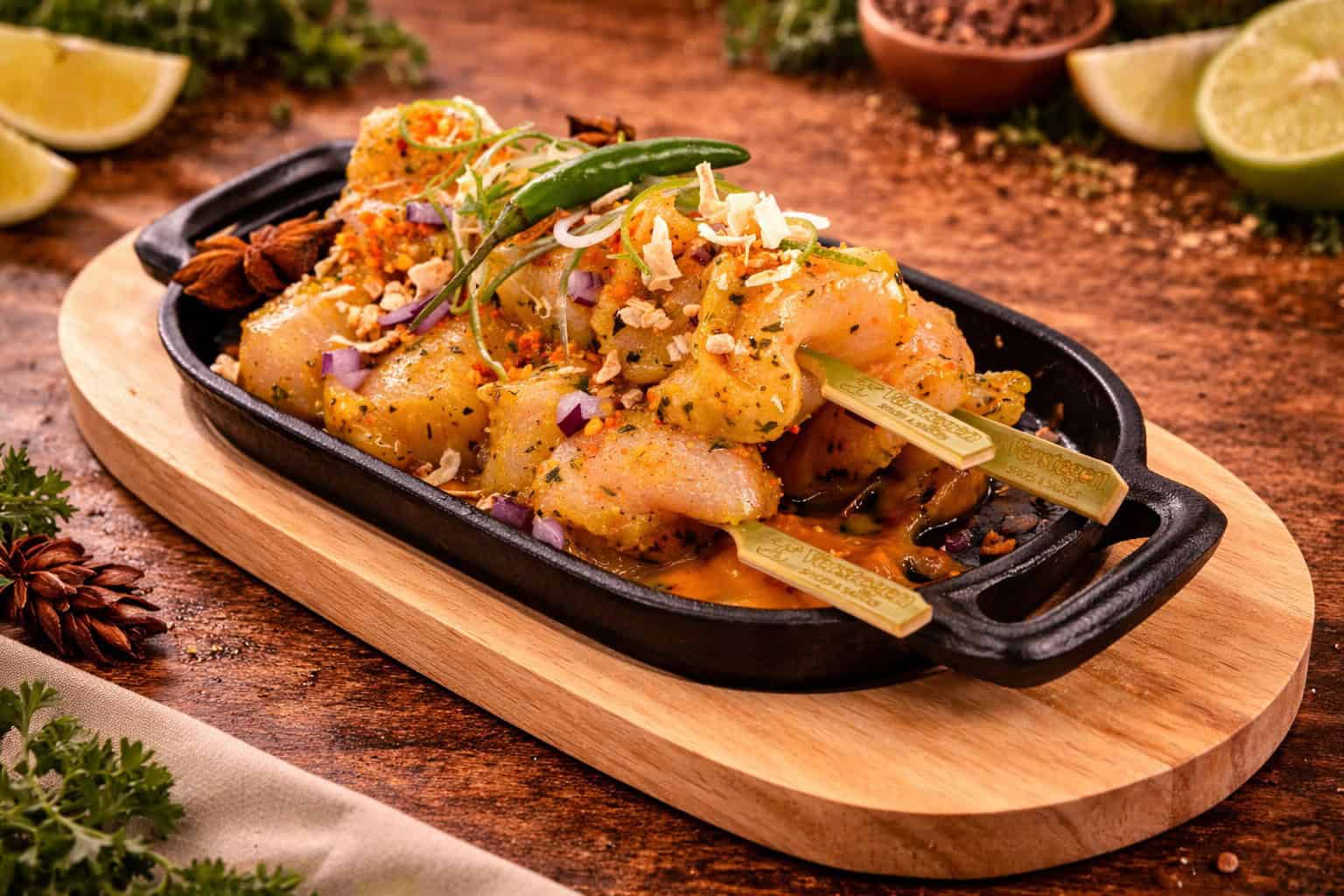 Coconut & Lime Chicken Kebabs