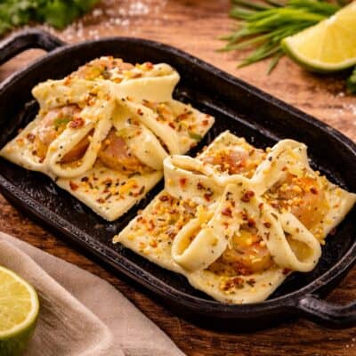 Coconut & Lime Pastry Parcels