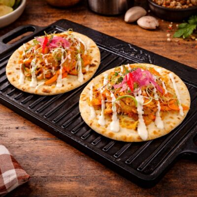 Chicken Schwarma Flatbreads