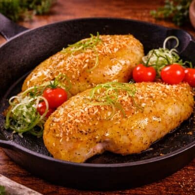 Cheesy Coconut Stuffed Chicken