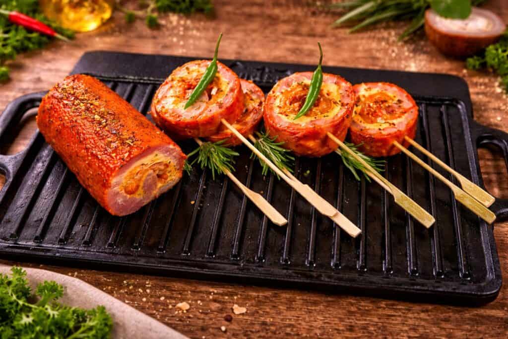Harissa Hot Honey Pork Roulade