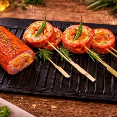 Harissa Hot Honey Pork Roulade