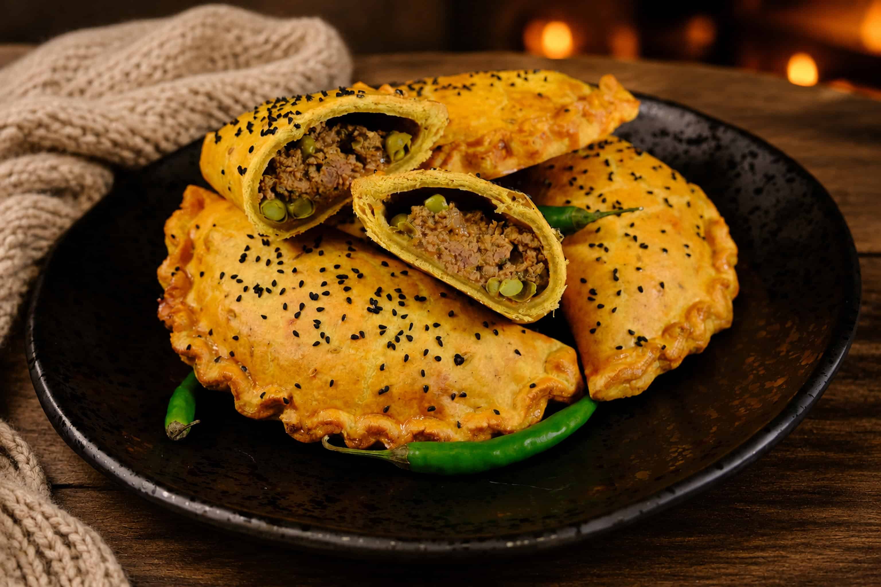 Beef Rendang Keema Pasties