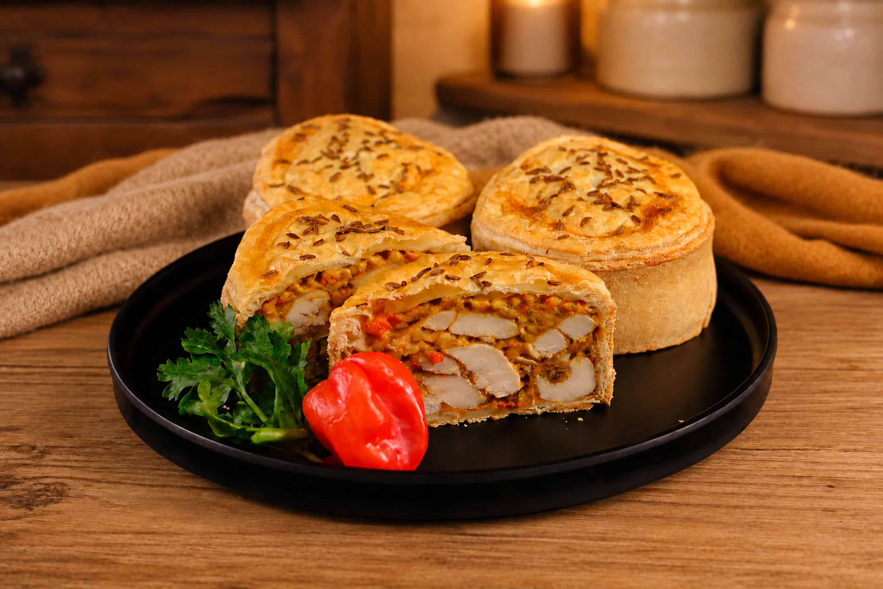 Chicken Tikka Pie